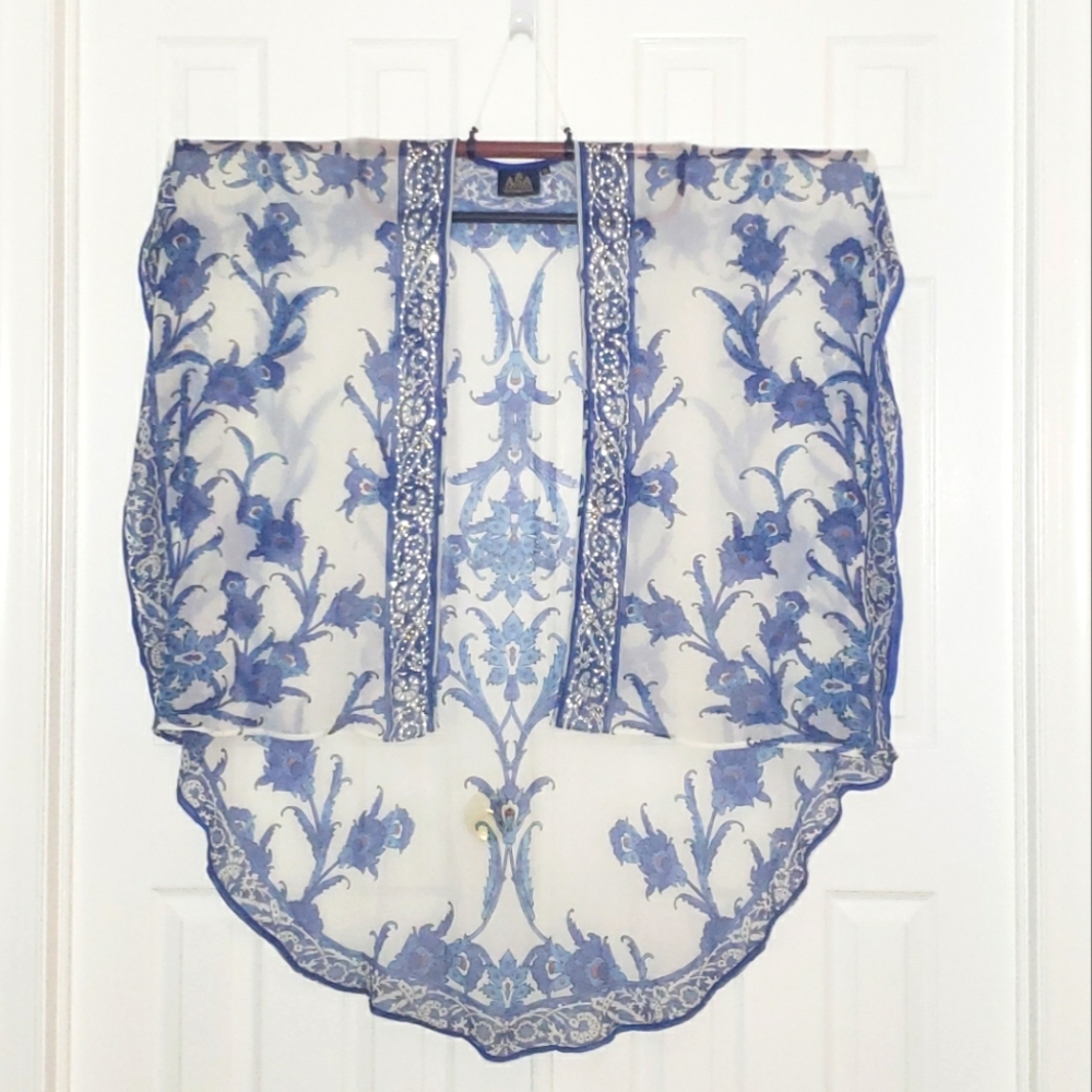 NWOT Asa Kaftans Mumbai Short Kimono